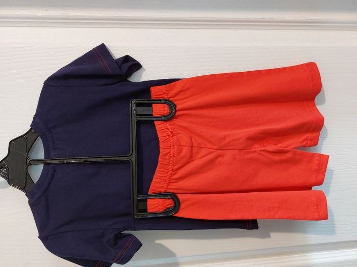 ensemble spiderman 2 ans bleu et rouge - photo numéro 2