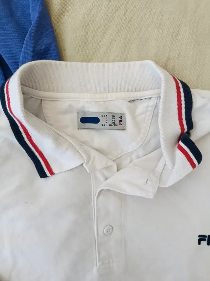 Lot 3 polos homme taille XXL Ralph Lauren sport, fila - photo numéro 2