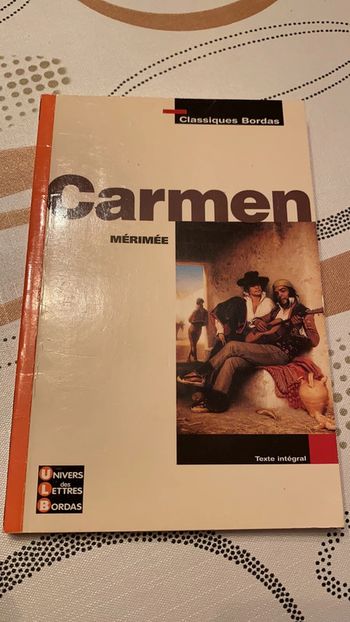 Livre Carmen de Mérimée