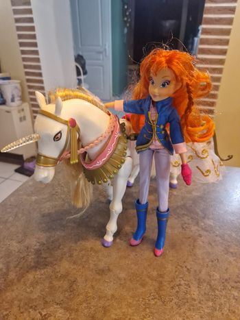 Poupée winx et licorne