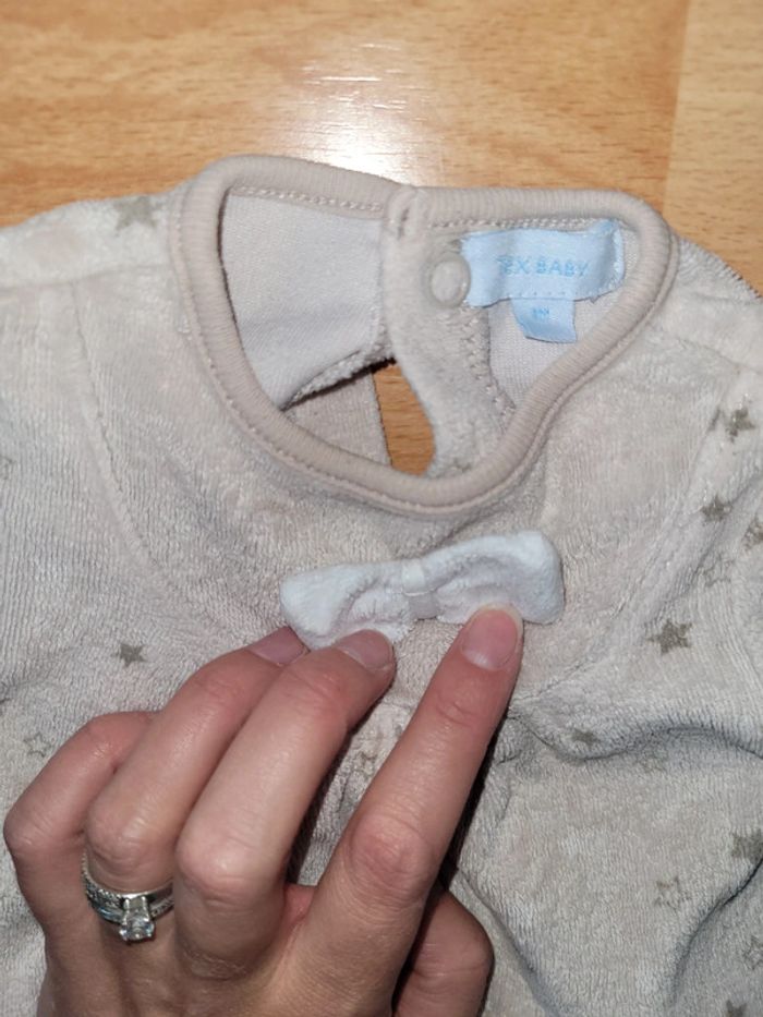 Pyjama 1 pièce tex 1 mois - photo numéro 2