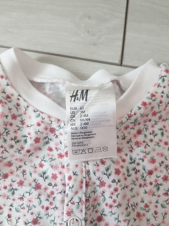 Pyjama fleuris h&m - photo numéro 3