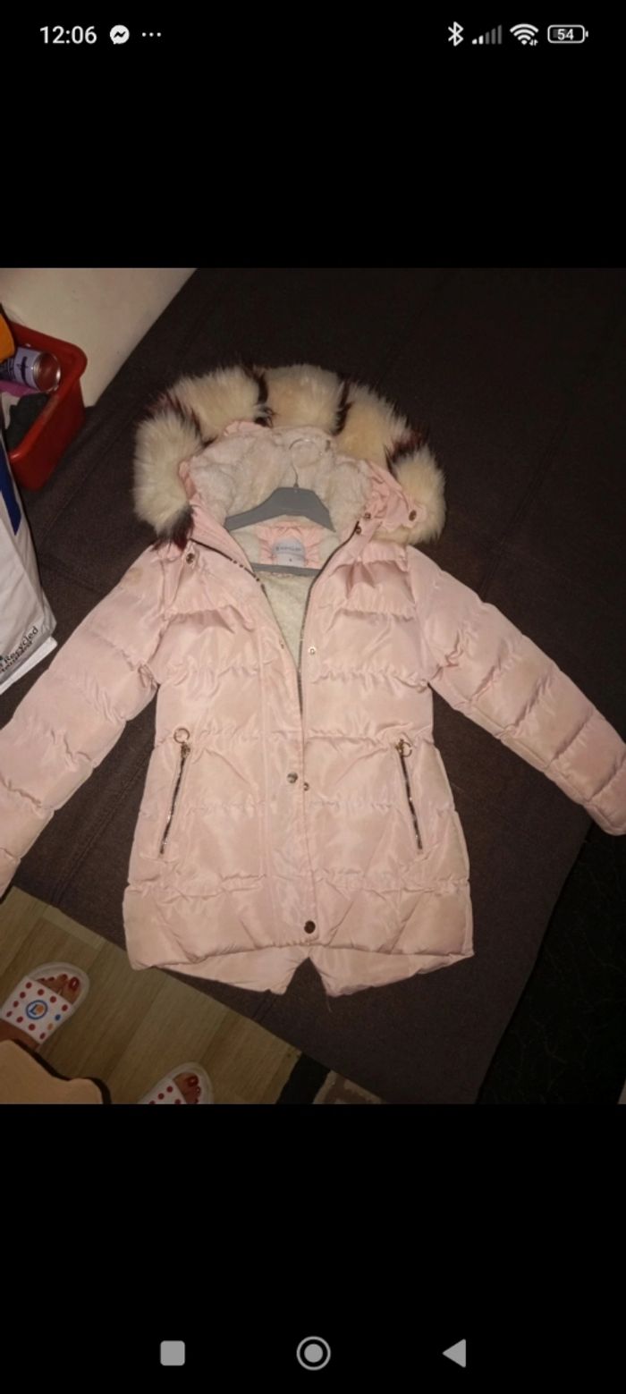 Manteau fourrure âge 8 ans