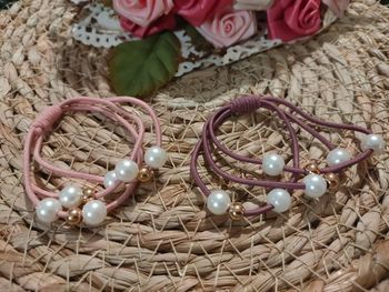 🎀Lot de 2 élastiques a perle🎀