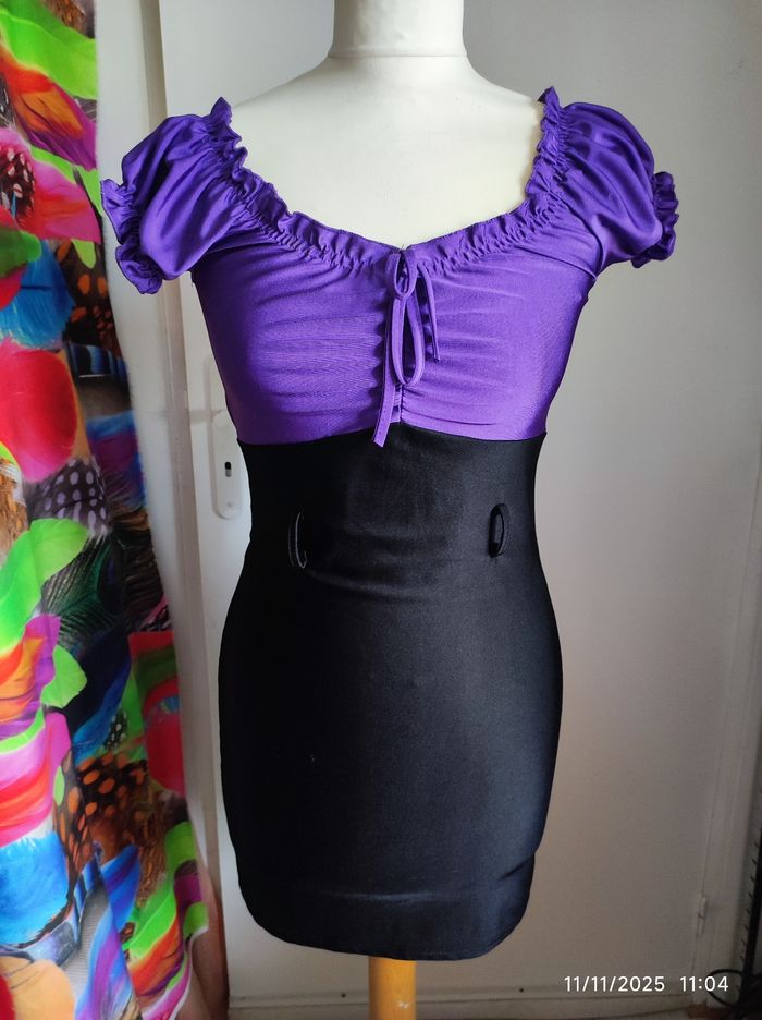 Robe Cosplay/Déguisement Femme T38/38 Noire et Violette