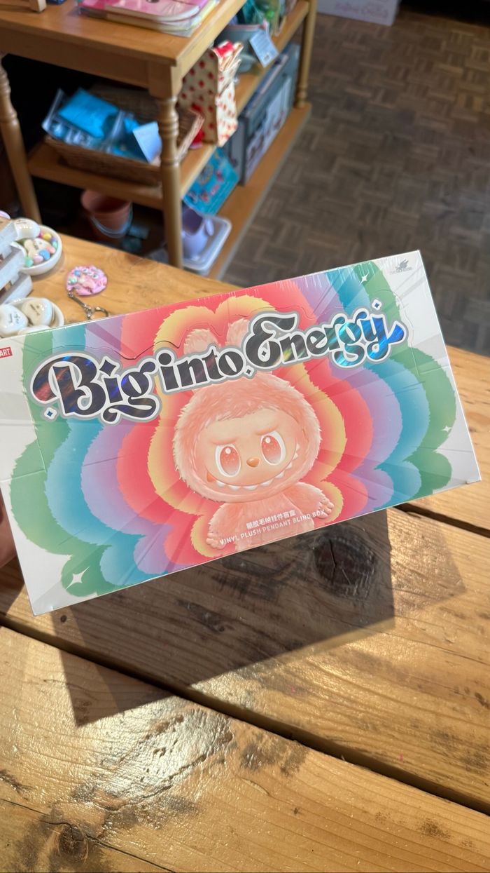Display x6 The Monsters Labubu Big Into Energy Pop Mart