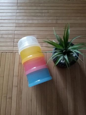 Boîte pour lait en poudre 3 compartiments