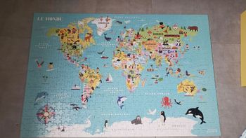 Puzzle du monde 500 pièces