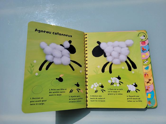 Premières activités manuelles usborne et 🐄 Ma petite ferme 🚜 - photo numéro 3