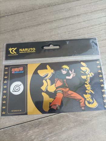 Black ticket Naruto Uzumaki cartoon Kingdom