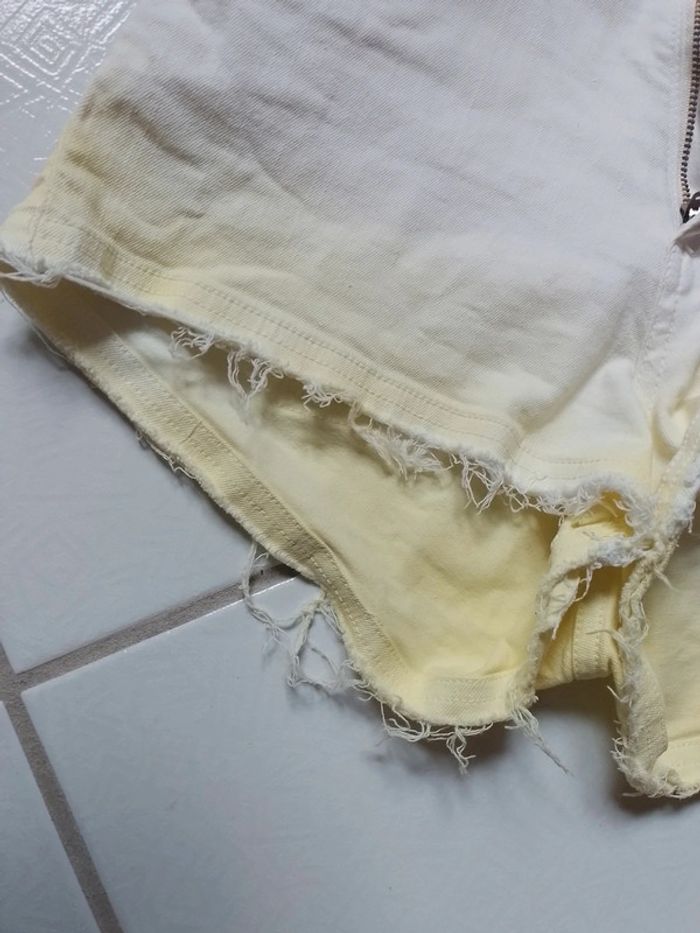 Short femme jaune et blanc Camps United - photo numéro 11