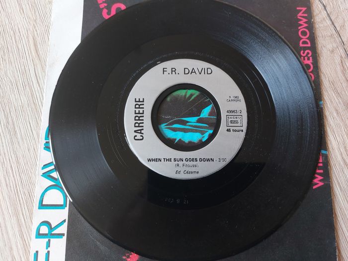 Disque vinyle 45 tours FR David Words - photo numéro 5