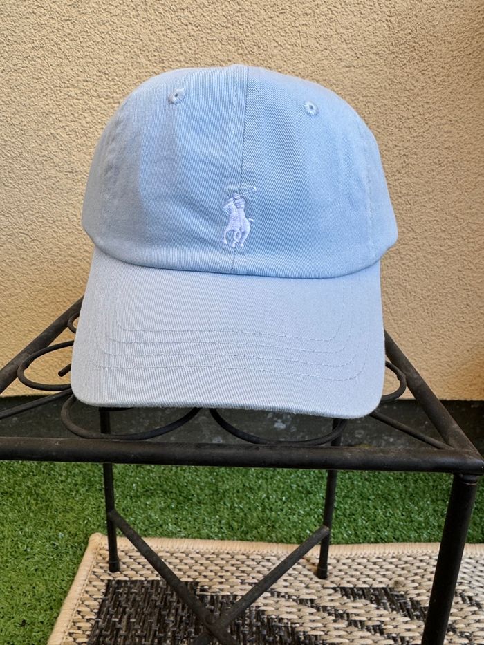 Casquette Ralph Lauren bleu clair neuve - photo numéro 2