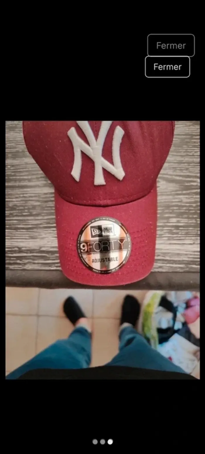 Casquette Femme New Era – Couleur Bordeaux – Style & Confort - photo numéro 3