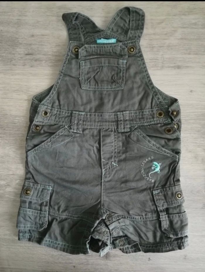 Salopette courte Orchestra 12 mois garçon