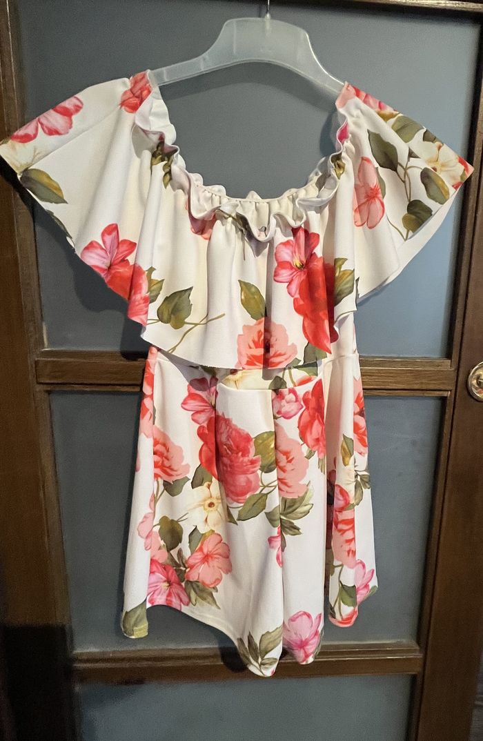 Combi-Short fleuri (XS - 34) - photo numéro 2