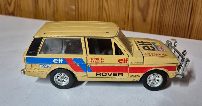 Bburago range rover safari beige 1/25 vintage miniature - photo numéro 3
