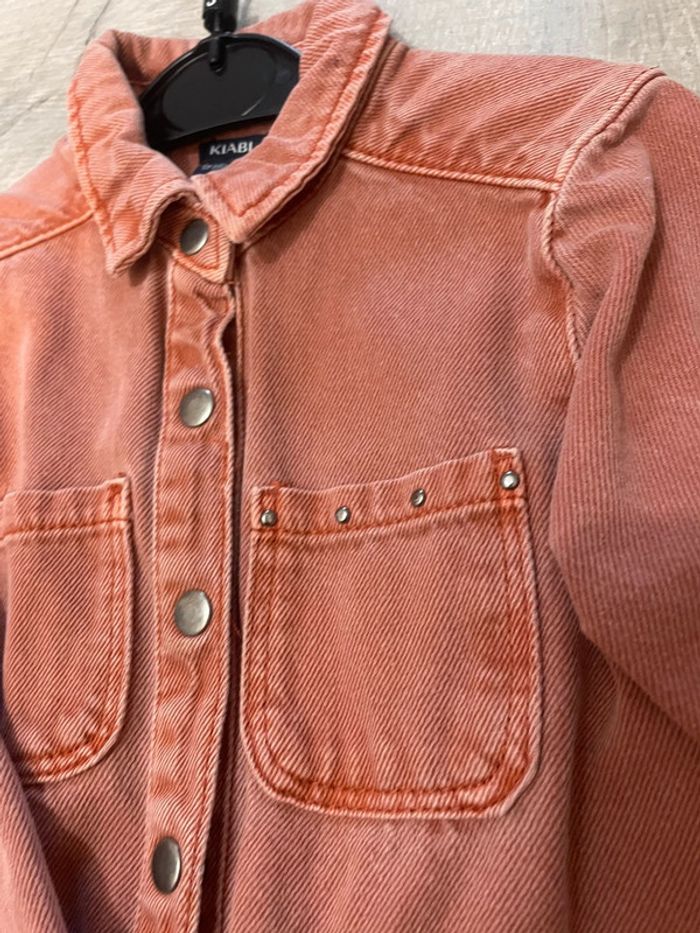 Combinaison jeans rouille 5 ans - photo numéro 4