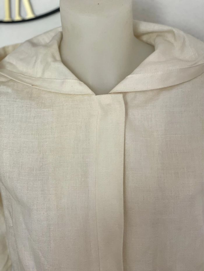 Veste légère en Lin à capuche - photo numéro 2
