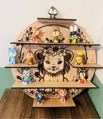 Étagère lion