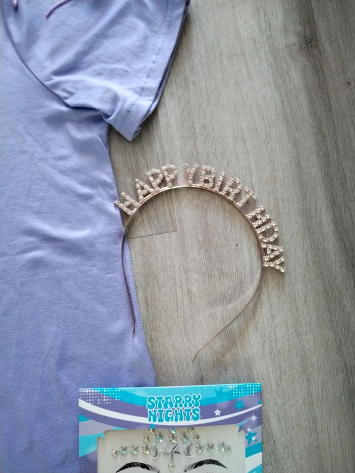 Tee shirt anniversaire taille M. - photo numéro 3