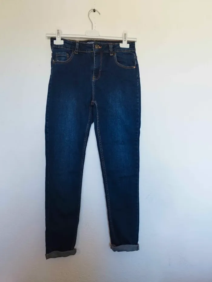 pantalon jean pour fille 11/12 ans - photo numéro 3