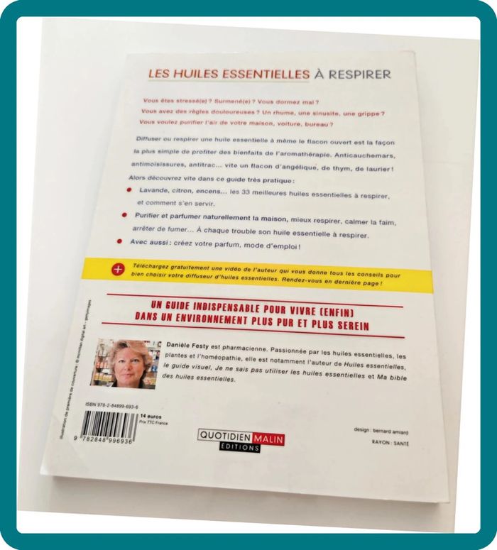 Les huiles essentielles à respirer – Danièle Festy | Bienfaits de l’aromathérapie - photo numéro 2