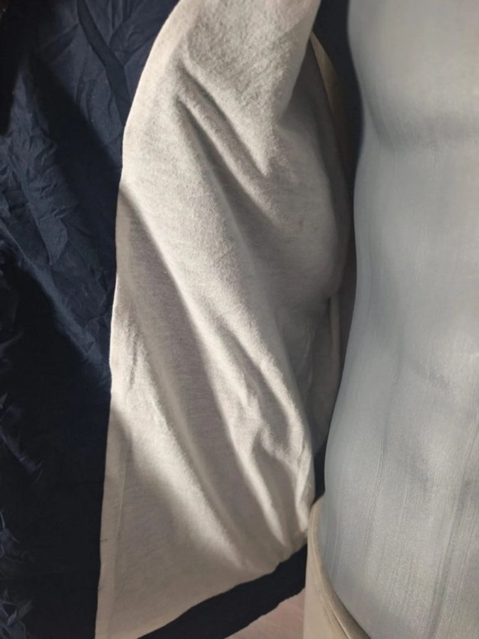 Veste Reebok vintage M bleu blanc style 90s logo brodé rétro (544) - photo numéro 10