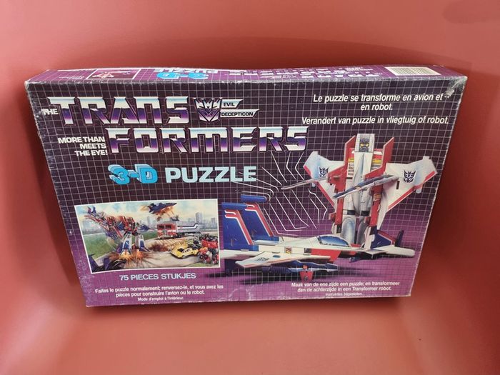 boite vide Transformers Decepticons 3d-puzzle 1985 - photo numéro 5