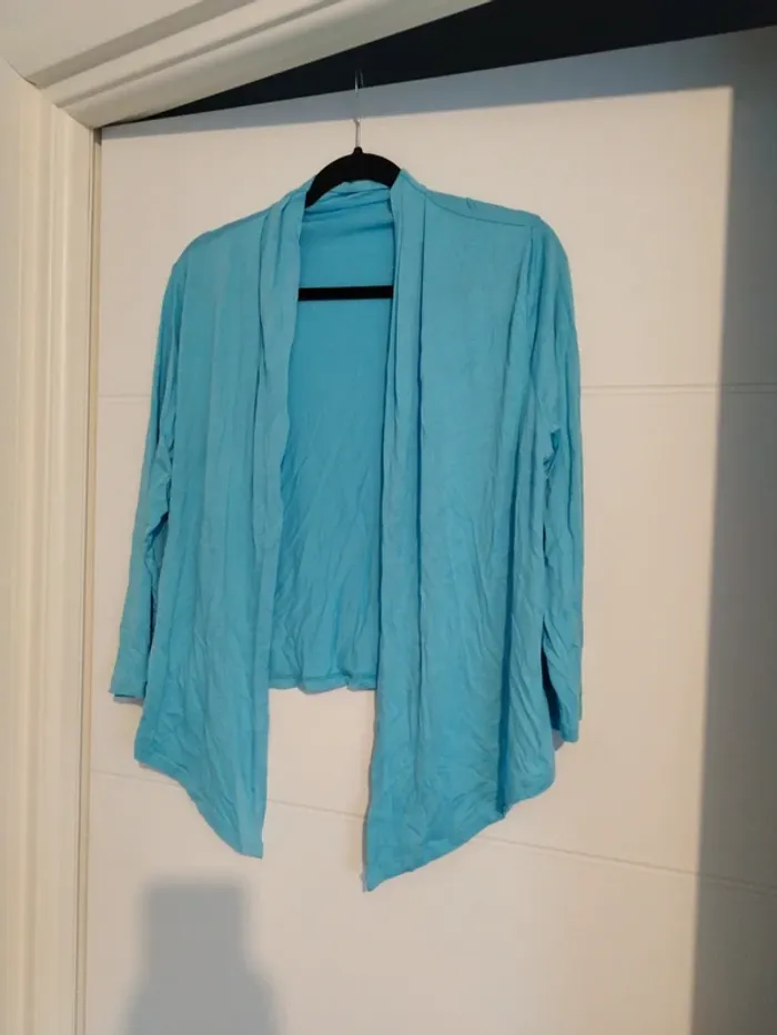 Veste d'été légère bleu - Taille 1 - photo numéro 3
