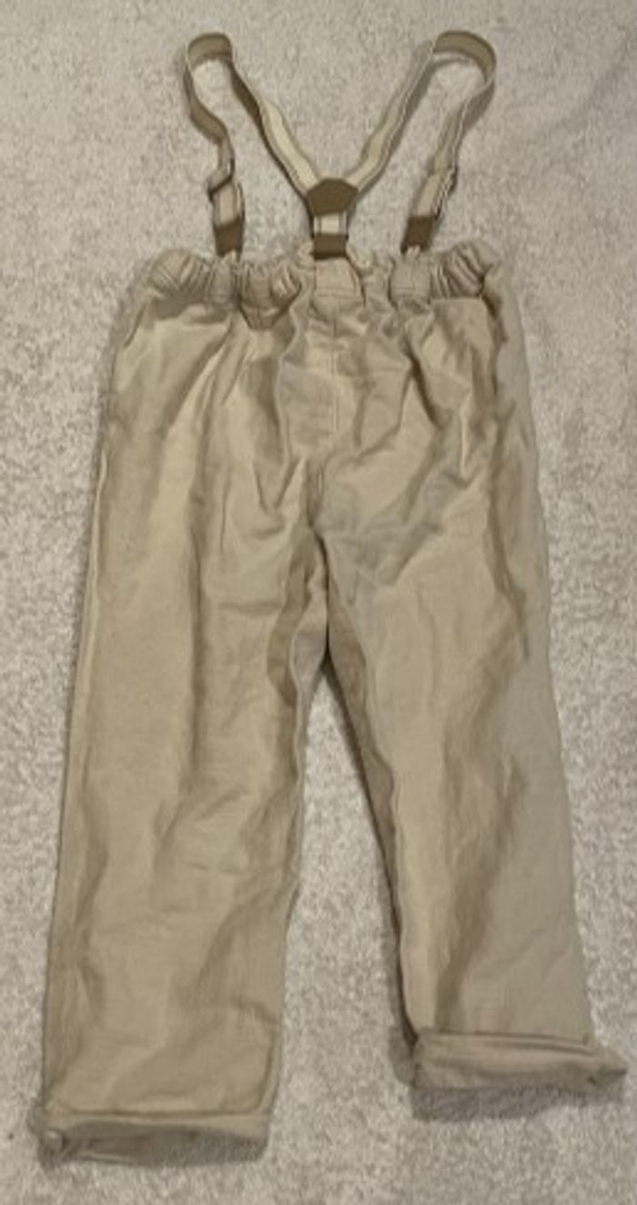 Pantalon avec bretelles 36m 3a 94cm - photo numéro 2