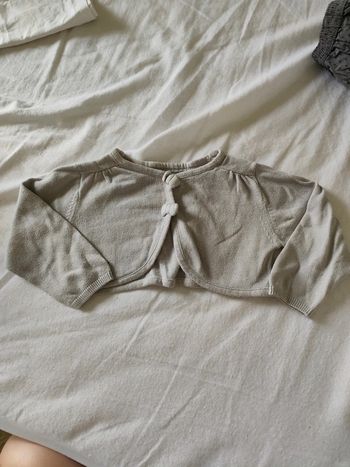Gilet gris court