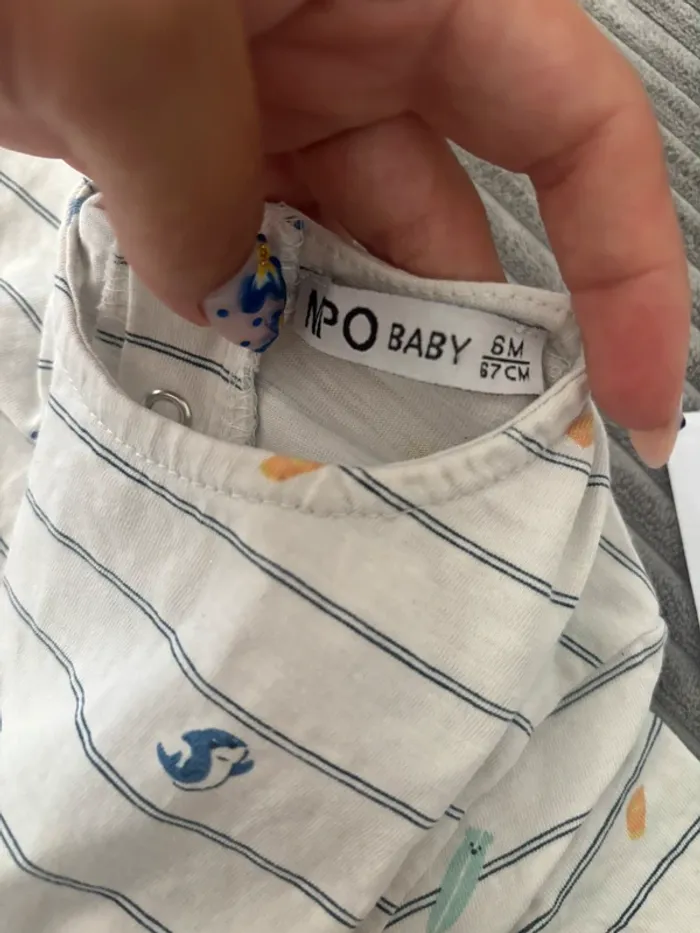 Tee shirt NPO Baby - 6 mois - photo numéro 2