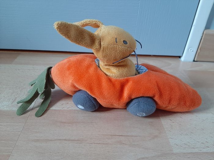 Peluche lapin carotte hochet IKEA