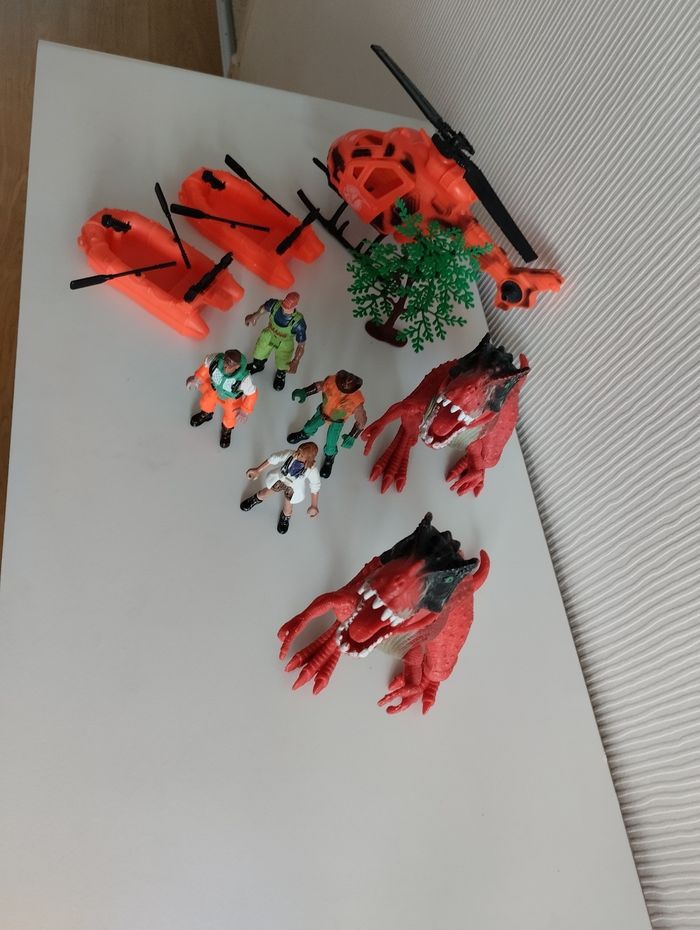 Ensemble jouets monde dinosaures - photo numéro 7