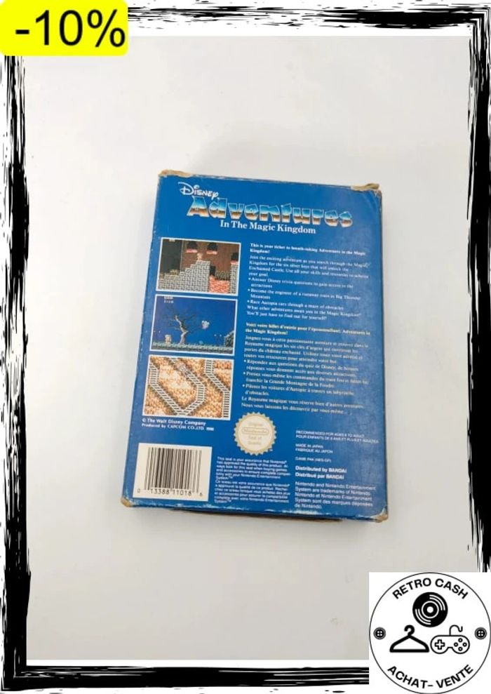 Disney Adventures In The Magic Kingdom / Nintendo nes pal b / FAH-1 complet - photo numéro 12