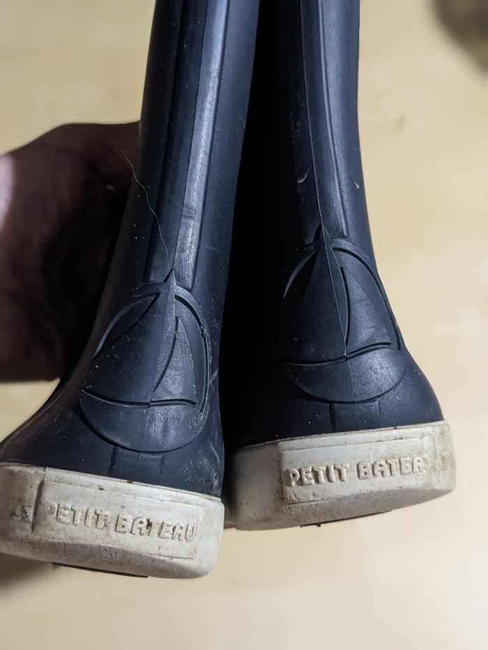 Bottes petit bateau taille 28/29 mixte - photo numéro 3