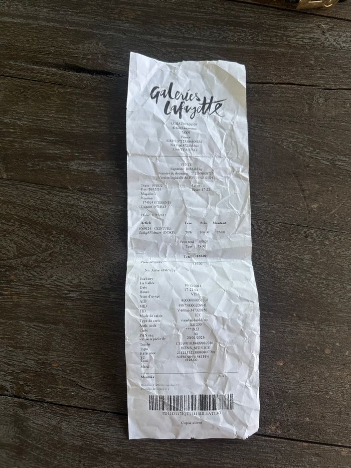 ceinture zadig & voltaire - photo numéro 5