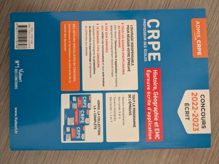 Livre concours crpe - photo numéro 2