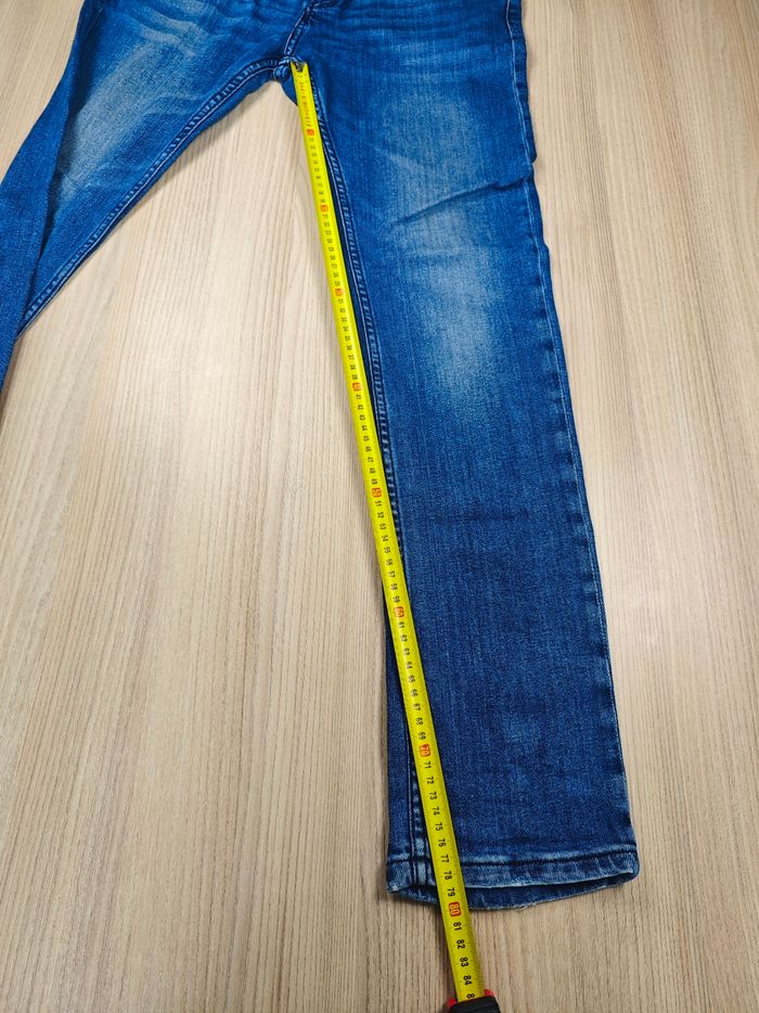 Jeans Hugo boss label vert taille 44 fr bleu vintage - photo numéro 10