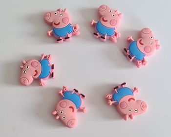 🔥6 Perles silicone Georges pig🔥