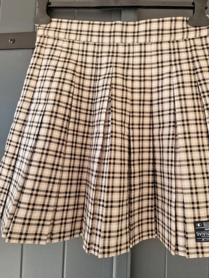 Jupe beige à carreaux kiabi - photo numéro 4
