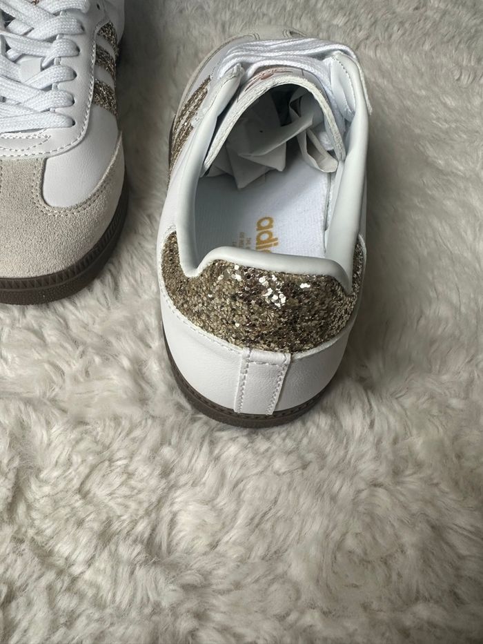 Adidas Samba pailleté doré - photo numéro 5
