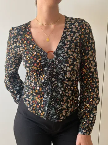 Chemise fleurie