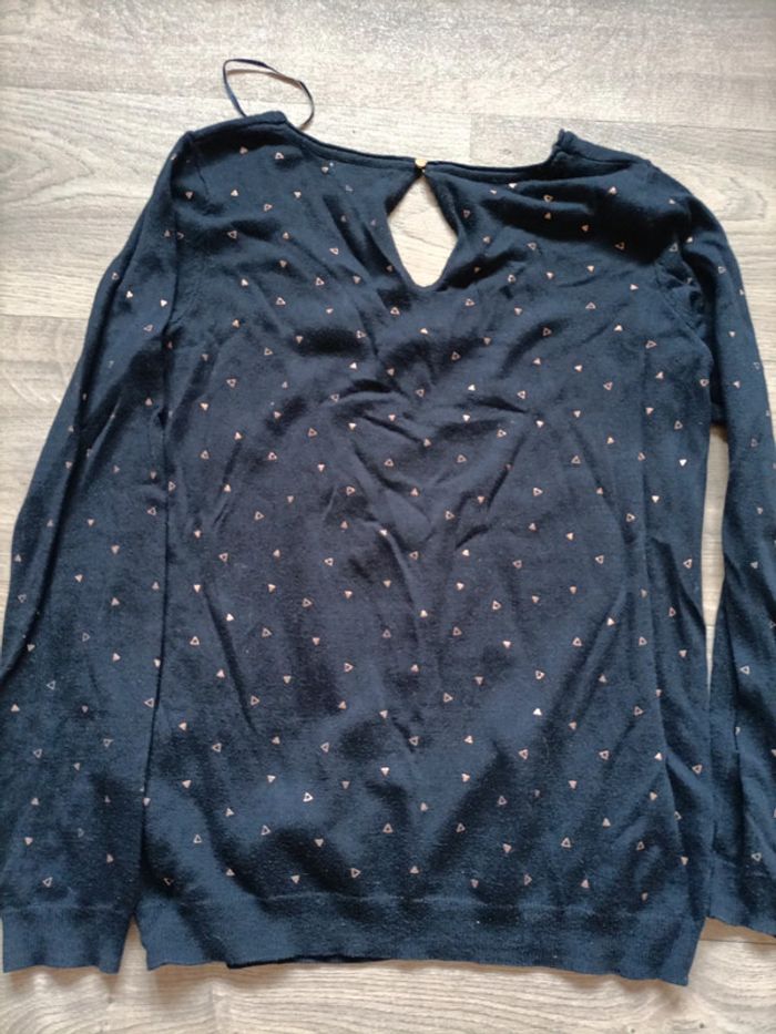 Pull fin cache cache taille s - photo numéro 4