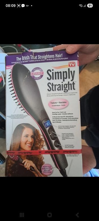 Brossé chauffante Simply Straight