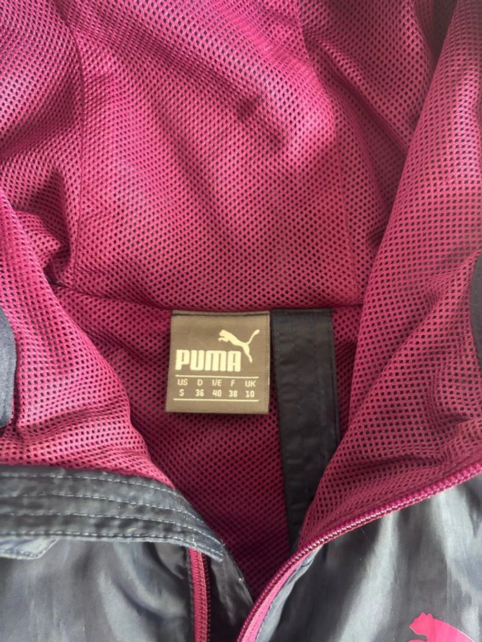 Veste Puma bleu marine violet taille S - photo numéro 4