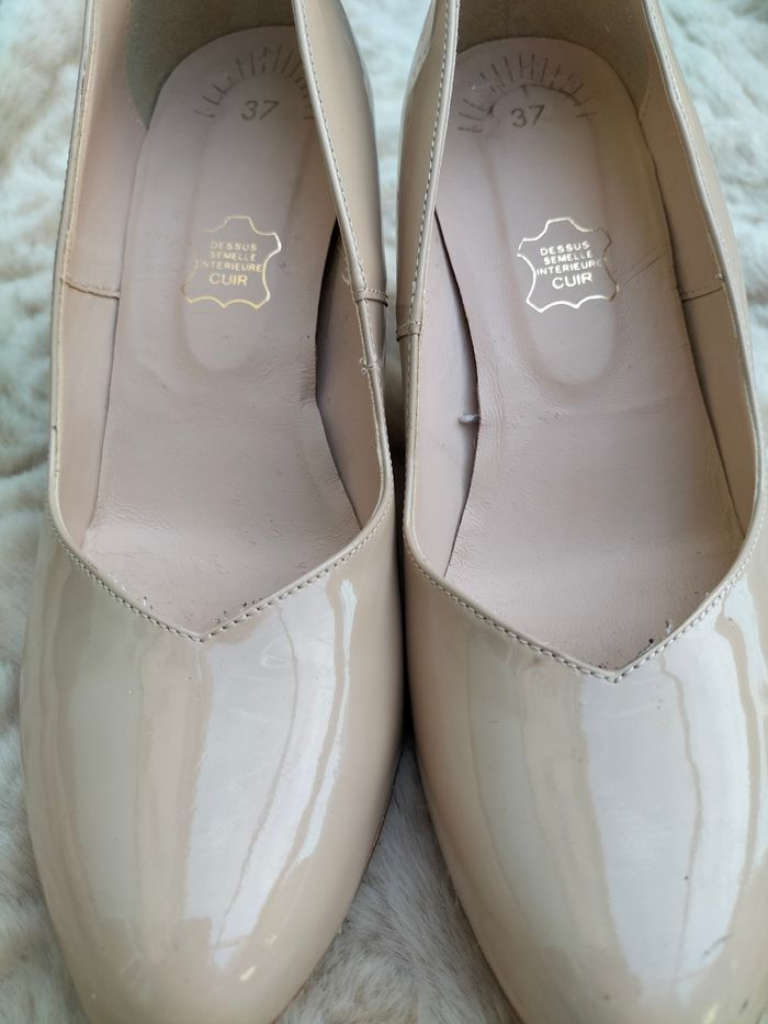 Talon beige 8 cm