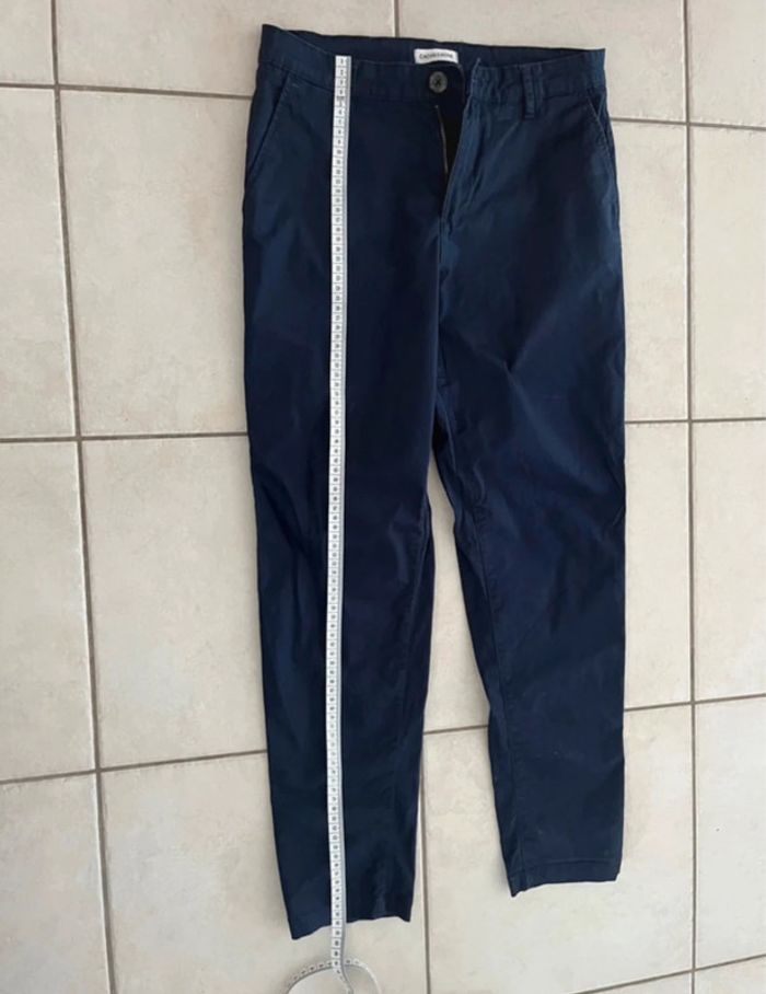 Pantalon chino bleu marine - photo numéro 5