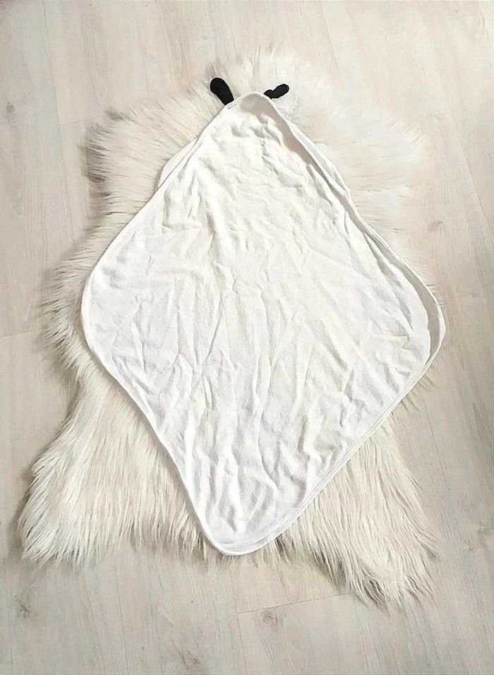 Couverture ou serviette en tissu éponge capuche chien - photo numéro 3